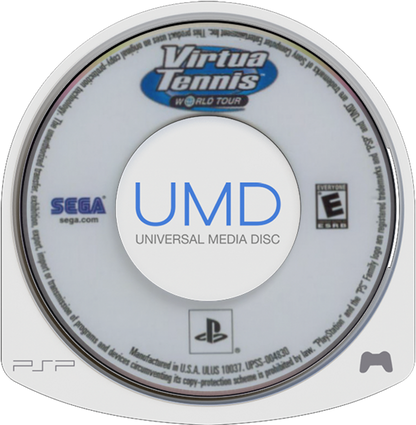 Virtua Tennis: World Tour UMD for PlayStation Portable (PSP) tennis sports game