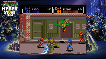 Teenage Mutant Ninja Turtles Cowabunga Collection Nintendo Switch NS video game featuring classic TMNT action gameplay arcade fighting platforming beat em up adventures iconic Teenage Mutant Ninja Turtles characters retro video game collection Nintendo Switch gaming and collectible appeal gameplay