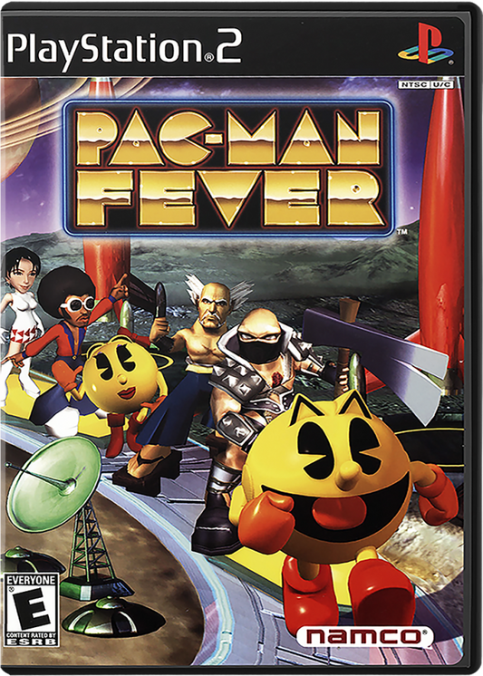 Pac-Man Fever cover art for PlayStation 2 (PS2) video game