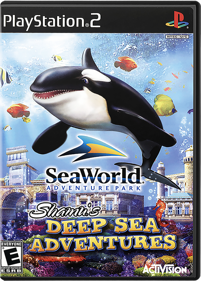 Shamu's Deep Sea Adventures cover art for PlayStation 2 (PS2) video game