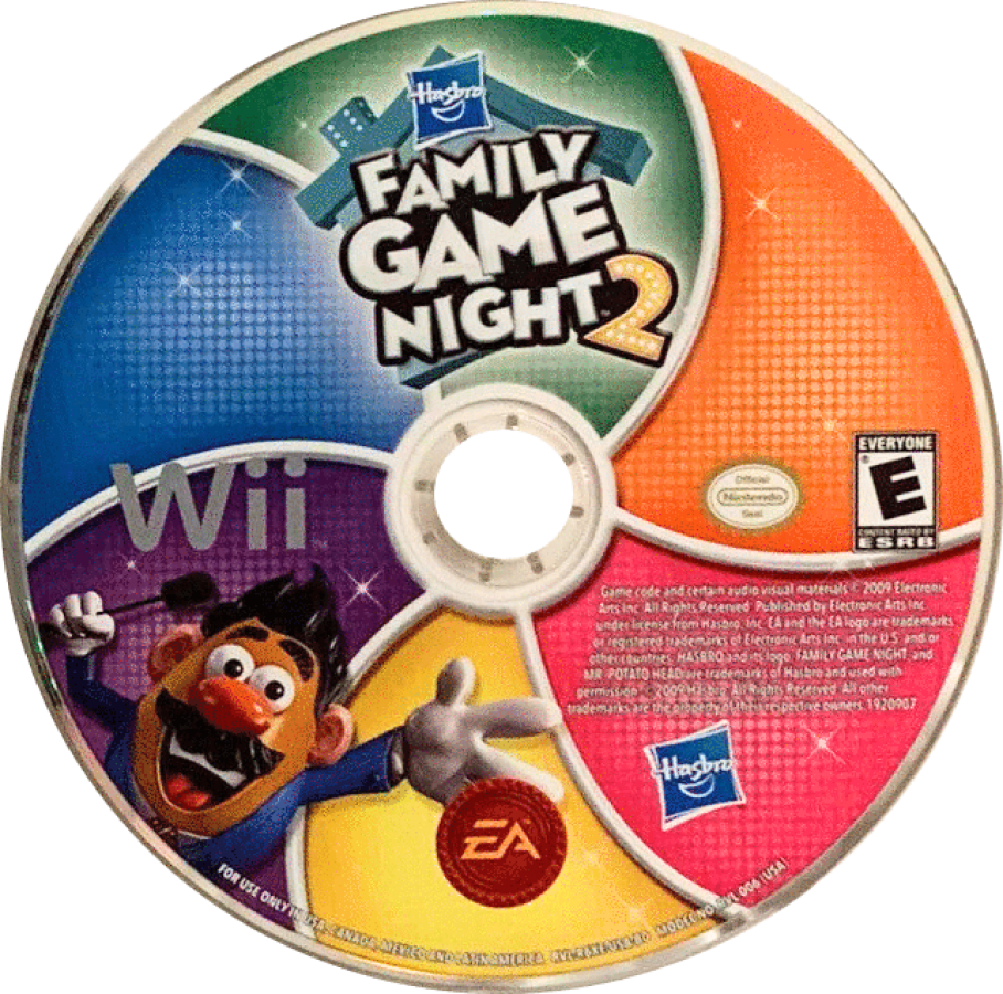 Hasbro Family Game Night 2 – Nintendo Wii (Wii) party board game compilation disc for video game