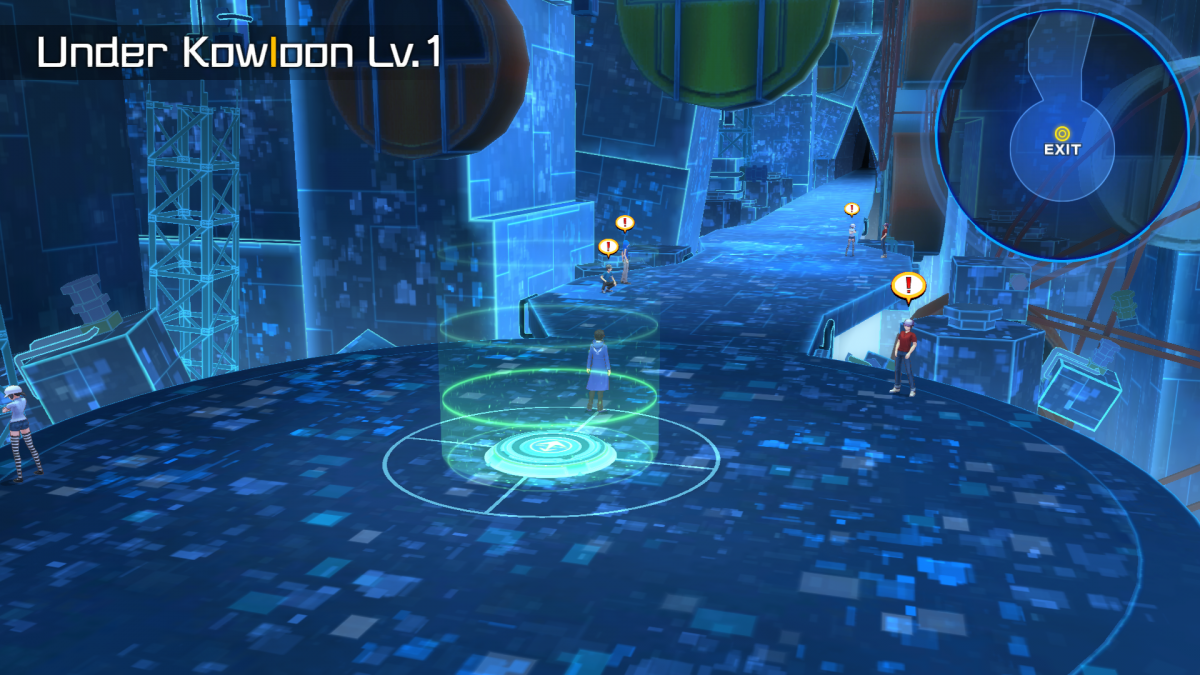 Digimon Story Cyber Sleuth Complete Edition Nintendo Switch two-game compilation collecting Digimon turn-based combat JRPG cyber detective hacker theme EDEN virtual world dual storyline mystery Hacker's Memory media vision Bandai Namco gameplay sceenshot