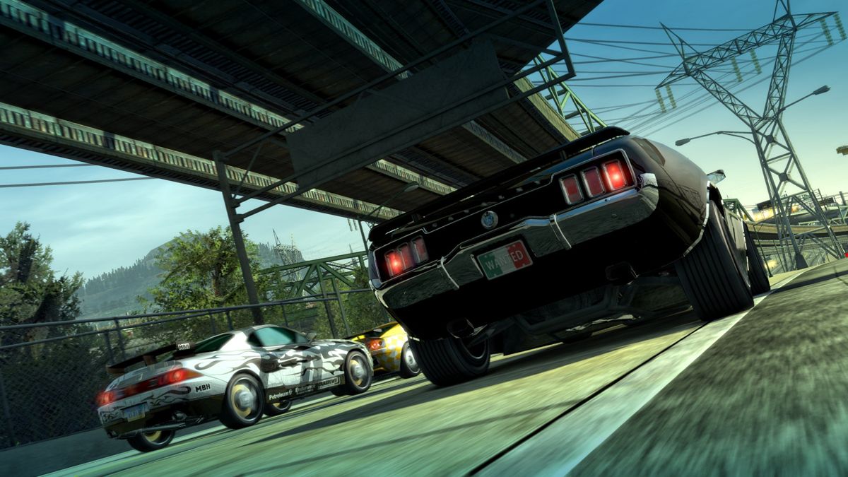 Burnout: Paradise Remastered gameplay for PlayStation 4 (PS4) open-world arcade racing video game