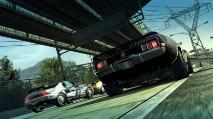 Burnout: Paradise Remastered gameplay for PlayStation 4 (PS4) open-world arcade racing video game