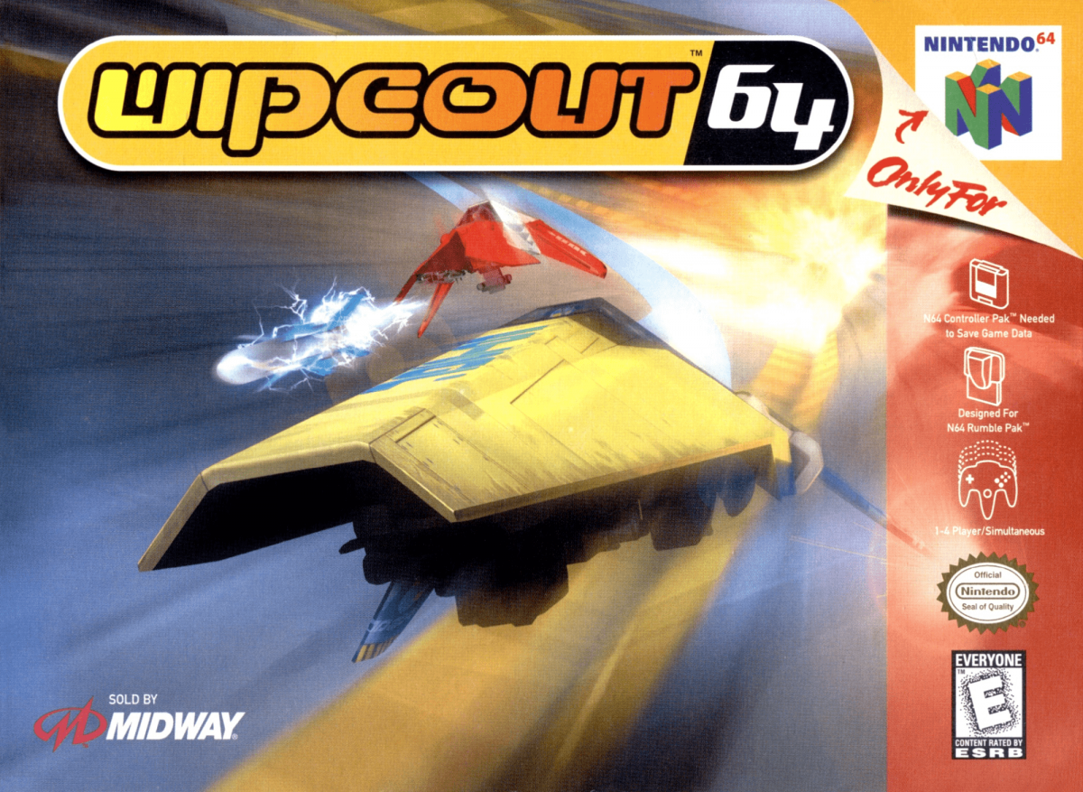 Wipeout 64 cover art for Nintendo 64 (N64) video game