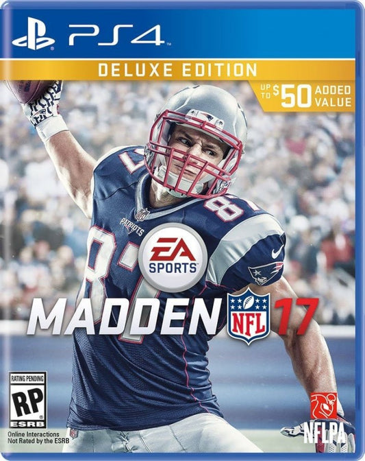 Madden NFL 17 [Deluxe Edition] cover art for PlayStation 4 (PS4) video game