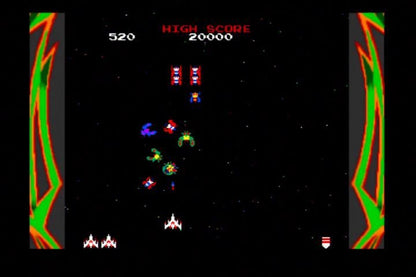 Namco Museum Nintendo GameCube GC video game, classic arcade game compilation, retro Namco titles, console collection game gameplay screenshot