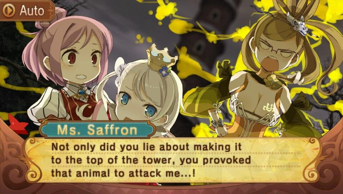 Sorcery Saga The Curse of the Great Curry God PlayStation Vita video game, roguelike RPG, anime-style adventure, turn-based dungeon gameplay screenshot
