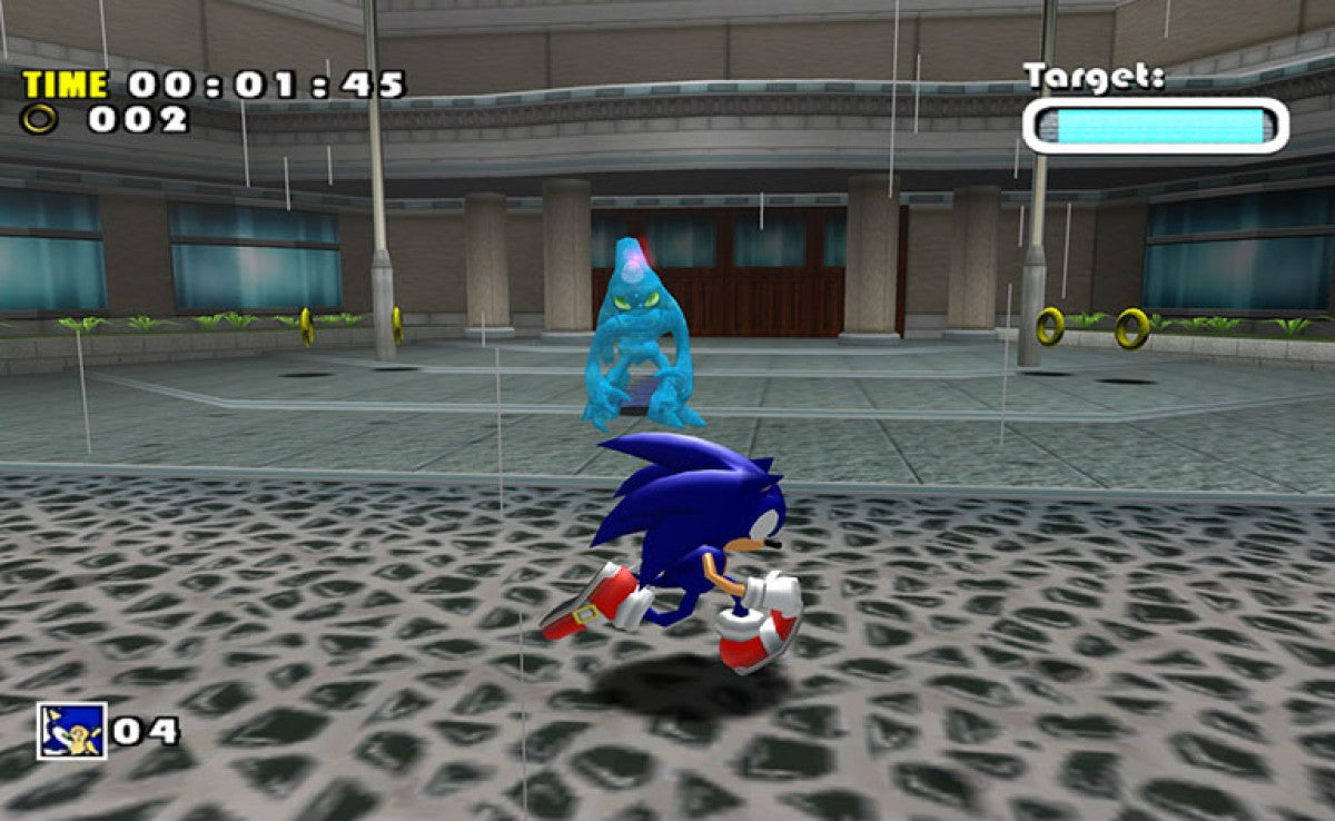 Sonic Adventure DX Director’s Cut GameCube game featuring fast-paced 3D platforming action and classic Sonic gameplay screenshot