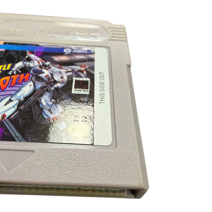 Battle Unit Zeoth Game Boy GB for action shooter video game fans featuring fast paced side scrolling combat futuristic environments challenging enemy encounters powerful weapons platforming elements boss battles and classic monochrome handheld gameplay collectible retro Nintendo Game Boy gaming appeal cartridge authenticity