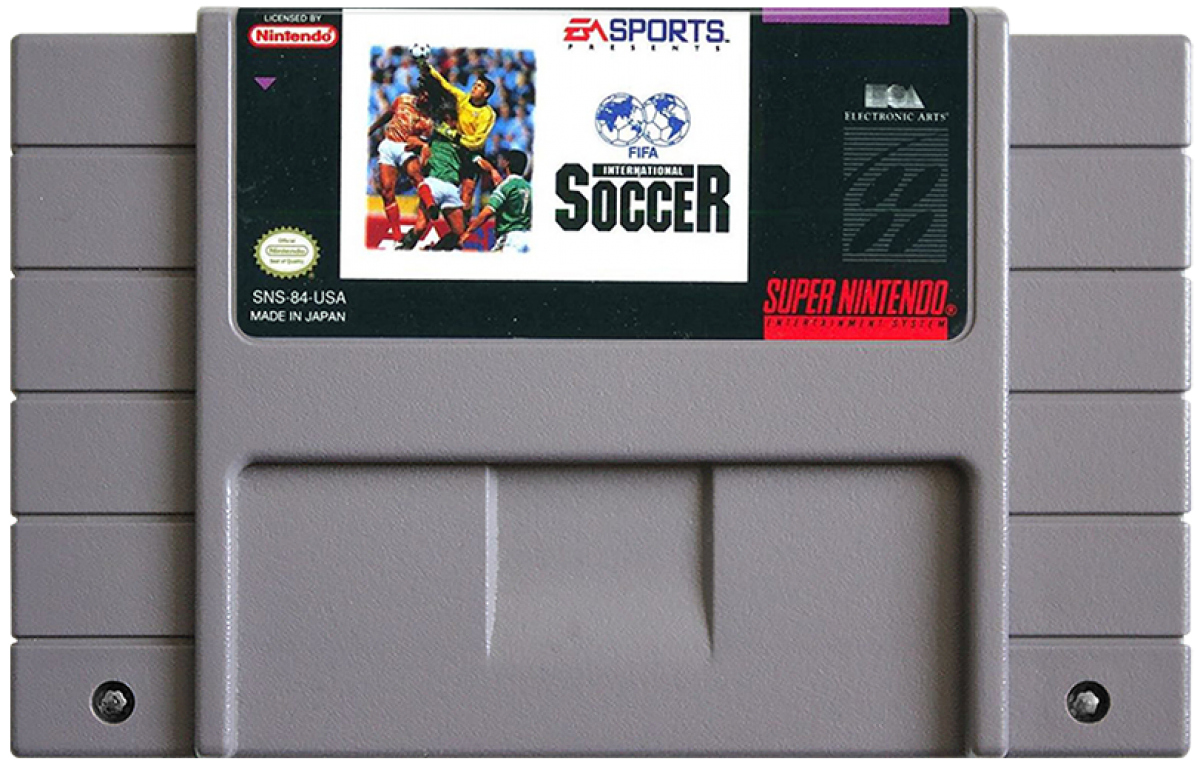FIFA International Soccer – Super Nintendo Entertainment System (SNES) Front cover cartridge art  