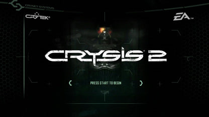 Crysis 2 [Limited Edition] start screen for Xbox 360 (X360) first-person shooter video game