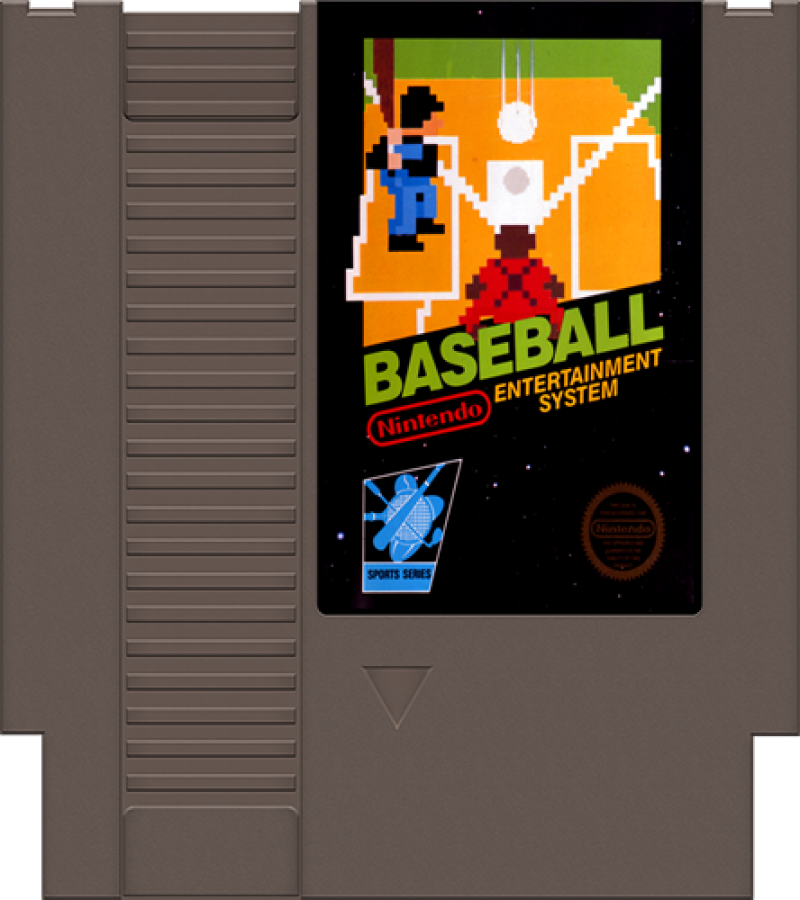 Baseball [5 Screw] cartridge for Nintendo Entertainment System (NES) retro video game