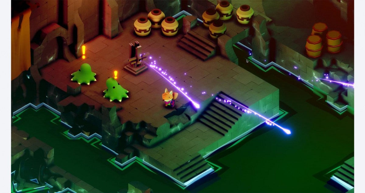 Tunic Deluxe gameplay image for Nintendo Switch action adventure game