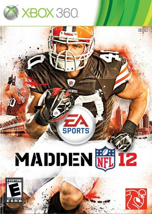 Madden NFL 12 cover art for Xbox 360 (X360) video game