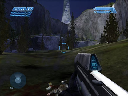 Halo: Combat Evolved for Xbox (XBOX) at Gamers INC, featuring the legendary sci‑fi shooter that introduced Master Chief and the Halo universe, with a cinematic campaign, smart enemy AI, iconic vehicle combat, and split‑screen multiplayer that defined a generation of console FPS action gameplay screenshot