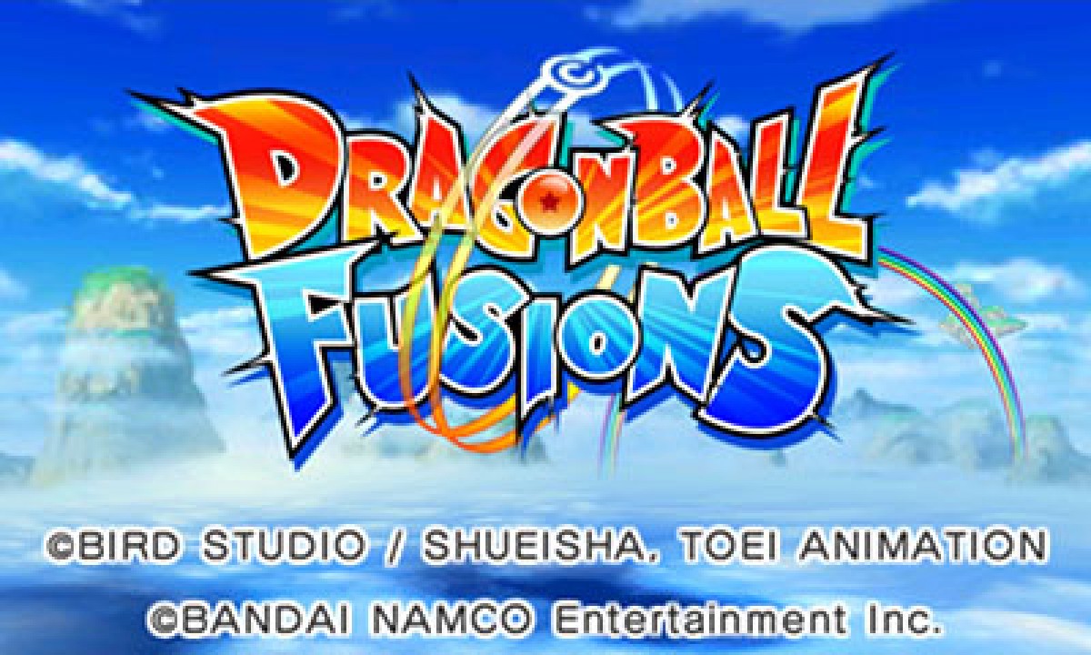 Dragon Ball: Fusions home screen for Nintendo 3DS (3DS) role-playing video game
