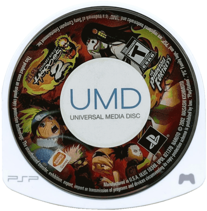 Naruto Ultimate Ninja Heroes 2 The Phantom Fortress PlayStation Portable PSP disc for retro video game enthusiasts featuring anime fighting gameplay ninja combat mechanics character roster based battles team based action RPG elements story driven fortress adventure and portable handheld arcade style gaming experience and collectible gaming appeal
