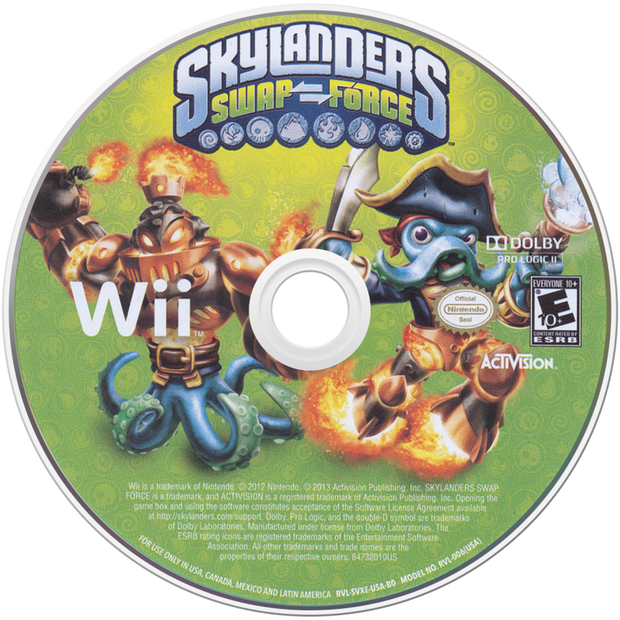 Skylanders Swap Force Nintendo Wii for retro video game enthusiasts featuring action adventure gameplay collectible toy to life mechanics interchangeable character abilities colorful fantasy worlds cooperative play platforming challenges and collectible gaming appeal disc