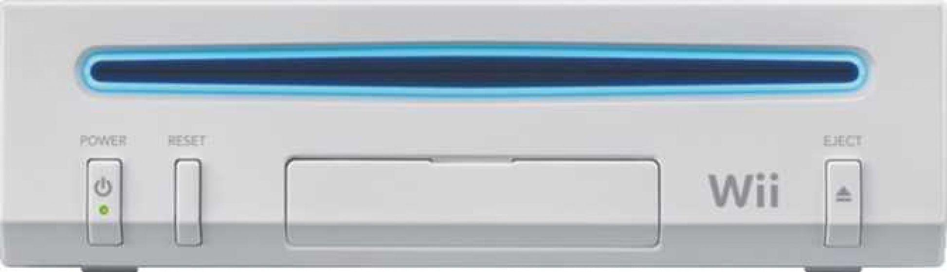 Wii Console V2 inspired design featuring streamlined Nintendo gaming hardware aesthetic family friendly motion controls compact white console design casual multiplayer entertainment iconic seventh generation gaming nostalgia home console presentation front