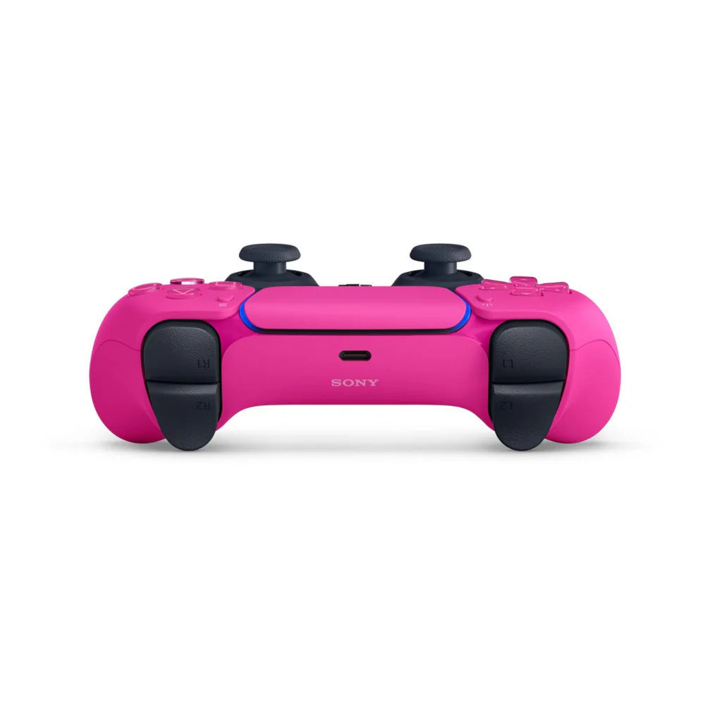 PlayStation 5 DualSense Wireless Controller Nova Pink official accessory immersive gaming haptic feedback adaptive triggers built-in microphone create button top of controller