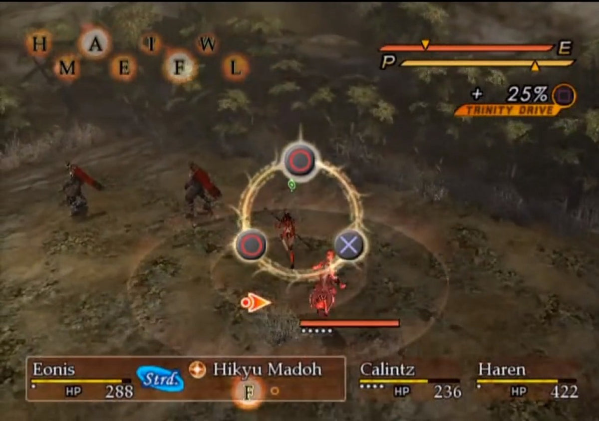 Magna Carta Tears of Blood PlayStation 2 PS2 role playing video game featuring fantasy adventure turn-based combat strategic battles character development magical abilities detailed environments challenging enemies story-driven gameplay and classic PlayStation 2 PS2 gaming collectible retro gaming appeal gameplay