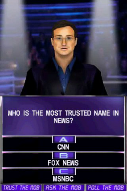 1 vs 100 gameplay for Nintendo DS (DS) video game