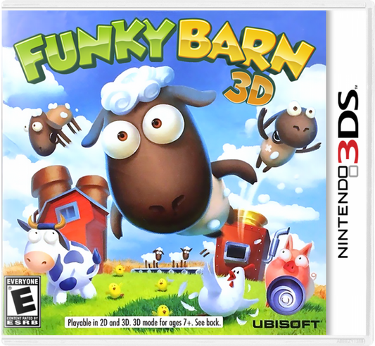 Funky Barn 3D cover art for Nintendo 3DS (3DS) video game