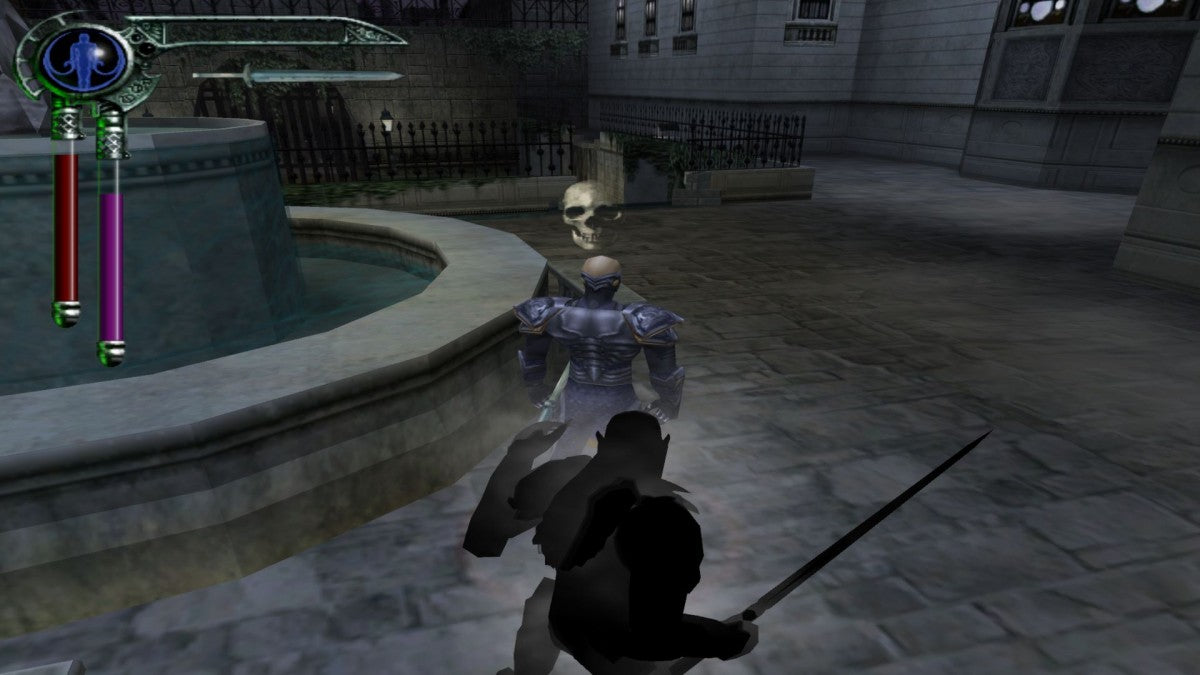Blood Omen 2 for PlayStation 2 with dark vampire-themed action-adventure focus gameplay