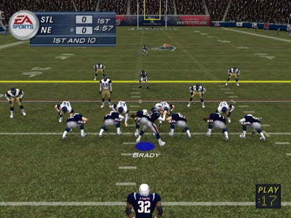 Madden NFL 2003 gameplay for PlayStation 2 (PS2) sports video game