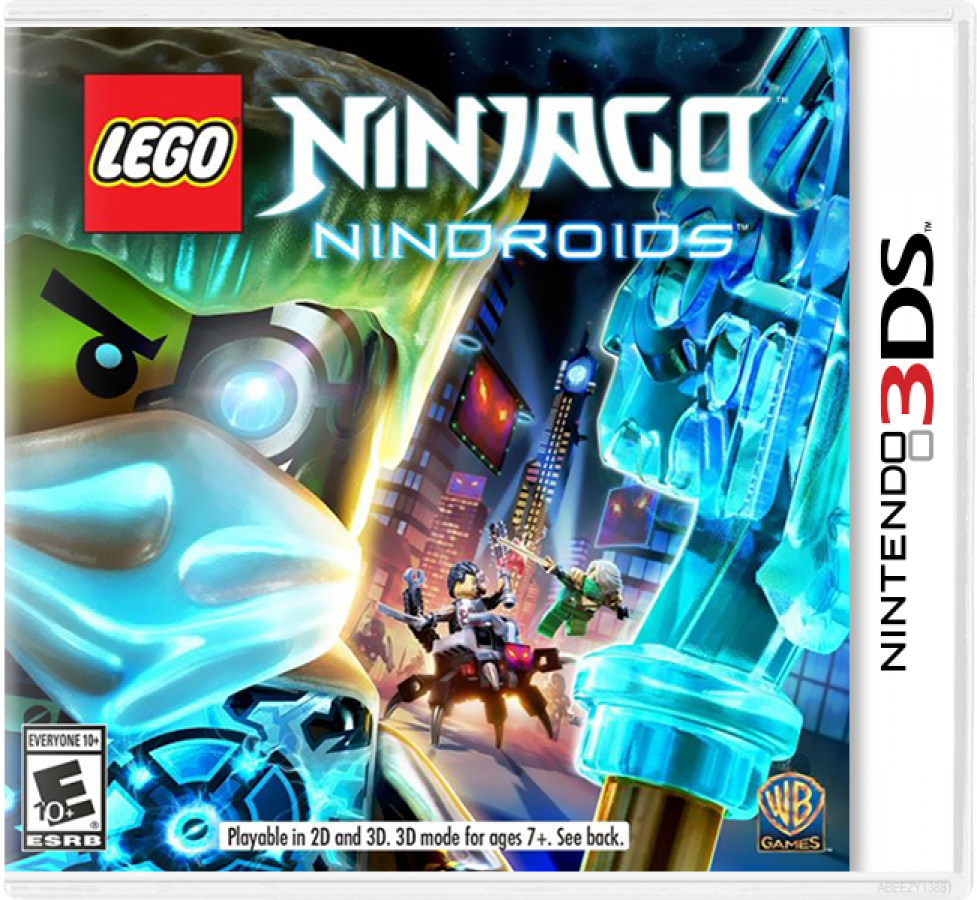LEGO Ninjago Nindroids cover art for Nintendo 3DS (3DS) video game. 