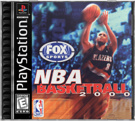 NBA Basketball 2000 cover art for PlayStation 1 (PS1) video game