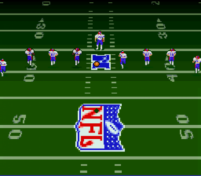 Troy Aikman NFL Football gameplay image for Super Nintendo Entertainment System SNES retro video game