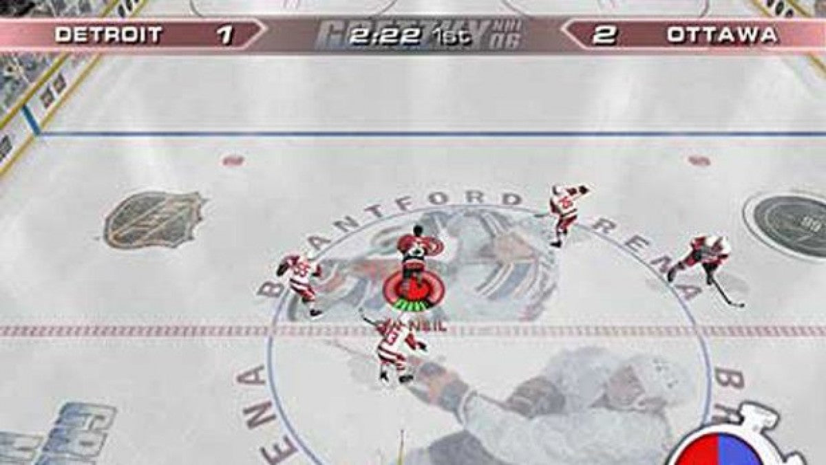 Gretzky NHL 06 gameplay for Playstation 2 (PS2) video game 