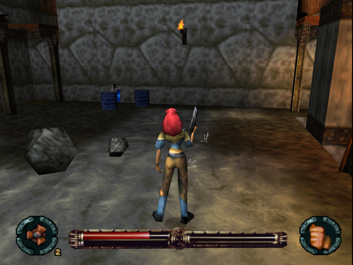 ODT: Escape or Die Trying PlayStation 1 PS1 for action adventure retro video game fans featuring fantasy exploration puzzle solving platforming combat mysterious worlds challenging quests cinematic gameplay collectible gaming appeal gameplay