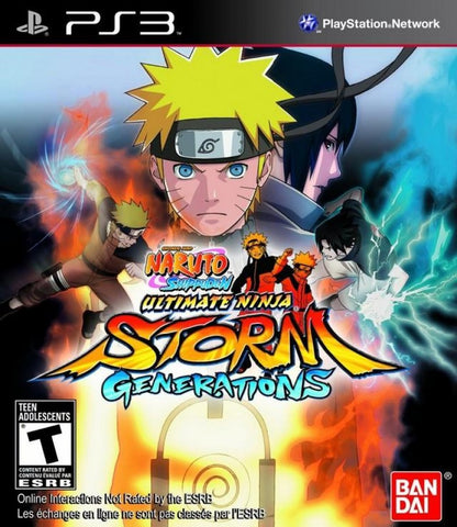 Naruto Shippuden: Ultimate Ninja Storm Generations cover art for PlayStation 3 (PS3) video game