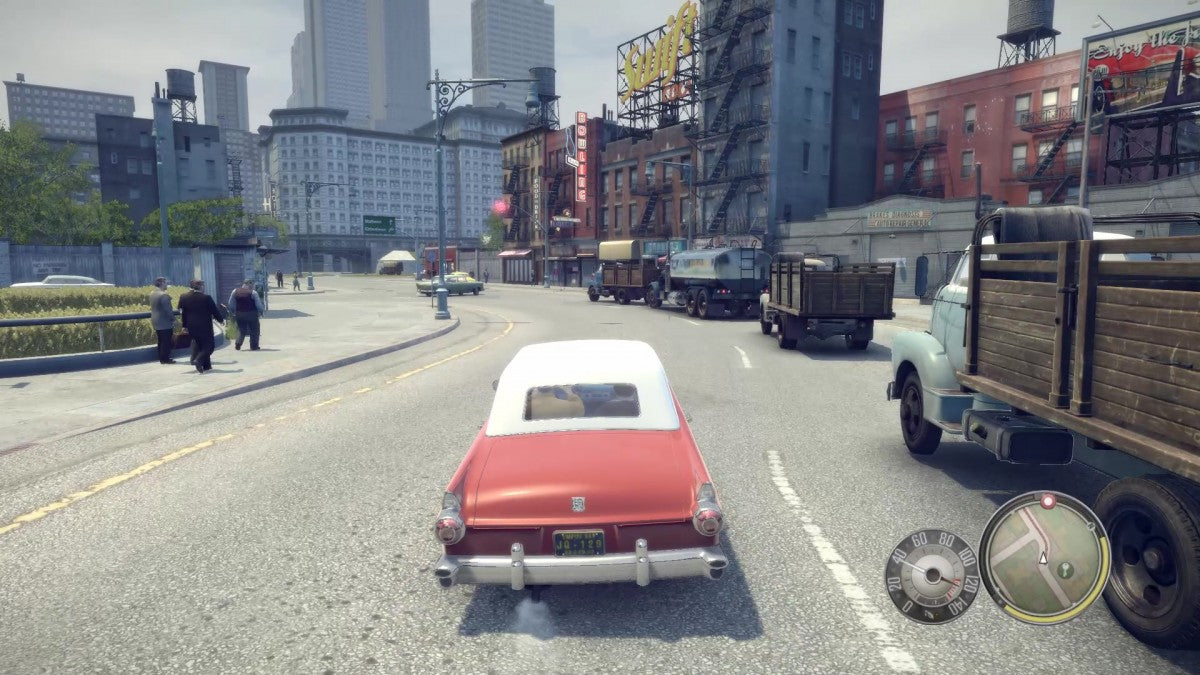 Mafia II Platinum Hits for Xbox 360 action adventure open world video game featuring 1940s‑1950s organized crime storytelling period authentic vehicles cinematic missions and immersive narrative driven gameplay experience gameplay