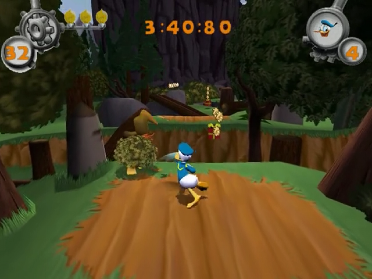 Disney Donald Duck: Goin' Quackers! gameplay for GameCube (GC) platformer action-adventure video game