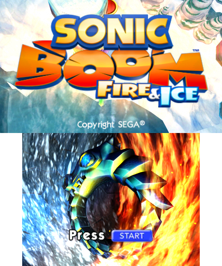 Sonic Boom Fire and Ice Nintendo 3DS for retro video game enthusiasts featuring action platforming gameplay fast paced Sonic adventures elemental powers character switching mechanics colorful world exploration puzzle solving challenges and collectible gaming appeal gameplay  
