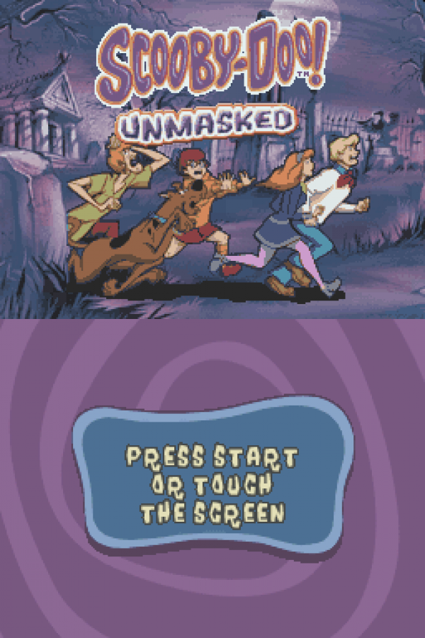 Scooby Doo: Unmasked – Nintendo DS (DS) Title Screen Game Art