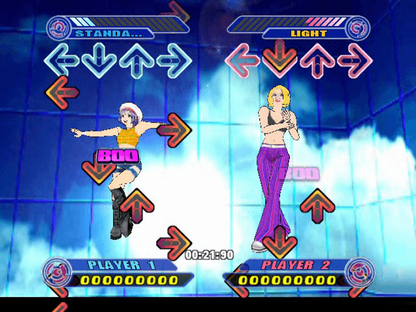 Dance Dance Revolution: Ultramix 2 gameplay art for Xbox (XBOX) video game