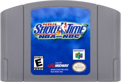 NBA Showtime NBA on NBC cartridge for Nintendo 64 N64 video game