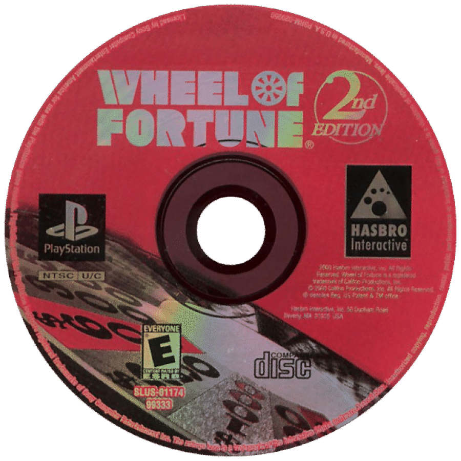 Wheel of Fortune: 2nd Edition – PlayStation 1 (PS1) | Classic TV Game Show
