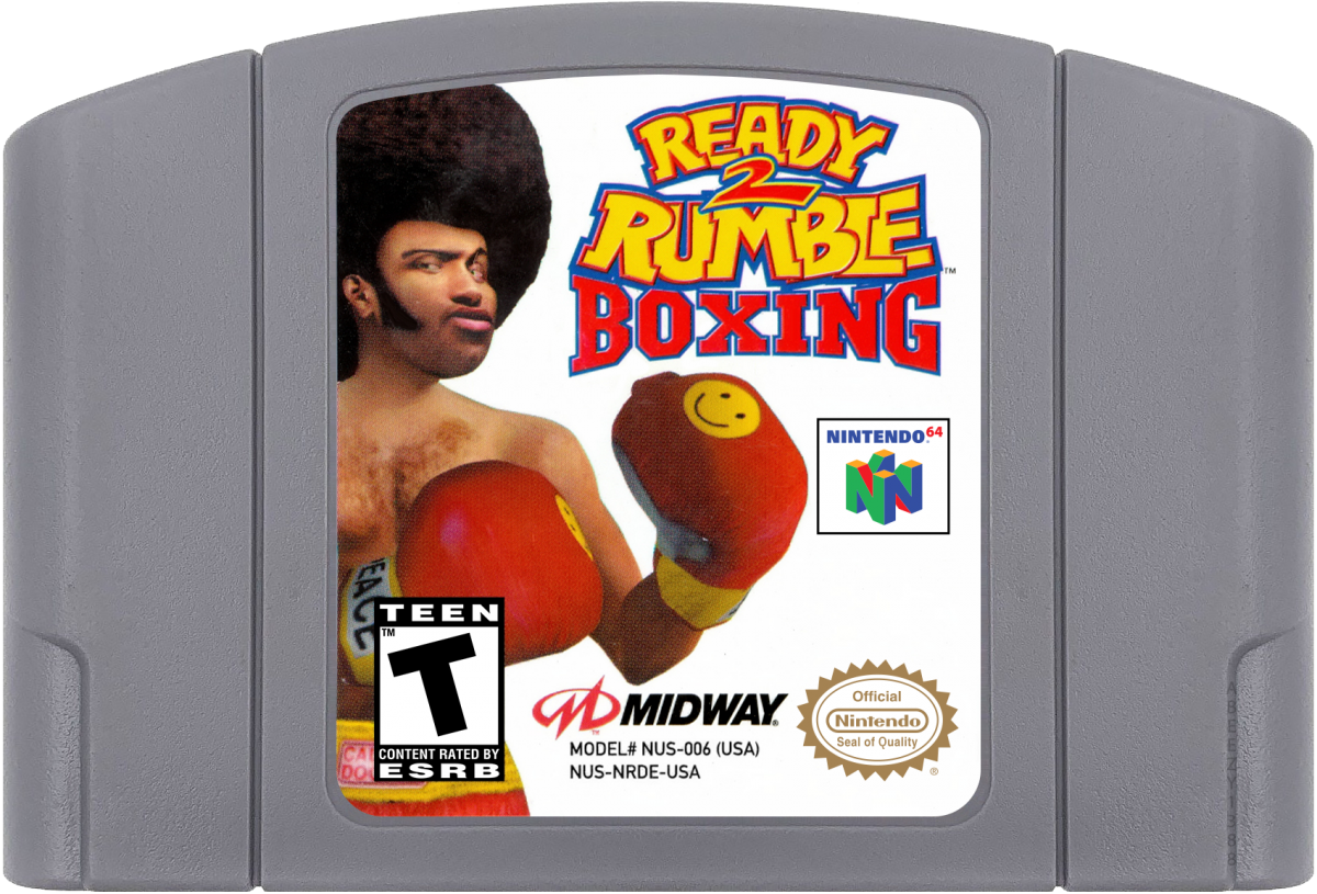 Ready 2 Rumble Boxing cartridge for Nintendo 64 (N64) video game