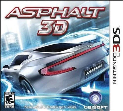 Asphalt 3D cover art for Nintendo 3DS (3DS) racing video game