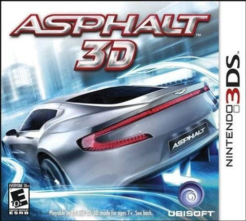Asphalt: 3D cover art for Nintendo 3DS (3DS) video game