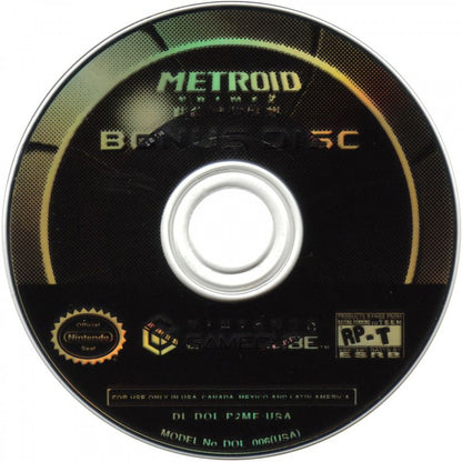 Metroid Prime GameCube GC video game with Metroid Prime 2 Echoes bonus disc, first-person adventure, sci-fi action, Nintendo GameCube special edition bonus disc