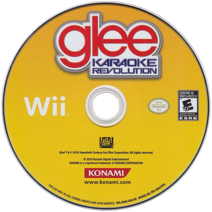 Karaoke Revolution: Glee – Nintendo Wii (Wii) karaoke rhythm music video game disc