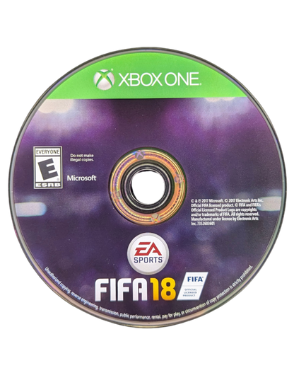 FIFA 18 Ronaldo Edition Xbox One game featuring realistic soccer gameplay, updated teams and stadiums, and exclusive Cristiano Ronaldo cover edition content disc