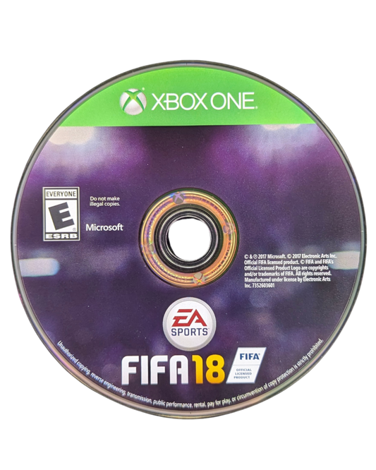 FIFA 18 Ronaldo Edition Xbox One game featuring realistic soccer gameplay, updated teams and stadiums, and exclusive Cristiano Ronaldo cover edition content disc